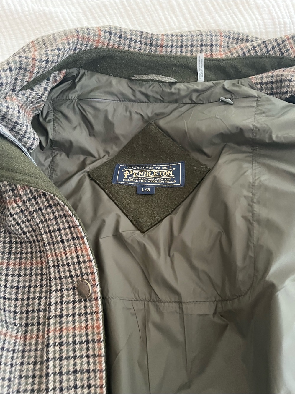 Pendleton Missoula Jacket - Brown Tweed - Women's Large - Picture 5 of 7